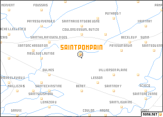 map of Saint-Pompain