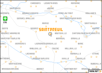 map of Saint-Preuil