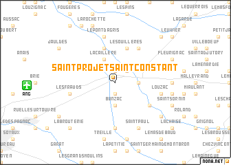 map of Saint-Projet-Saint-Constant