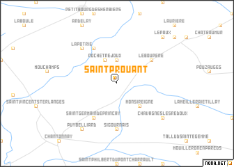 map of Saint-Prouant