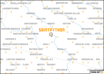 map of Saint-Python