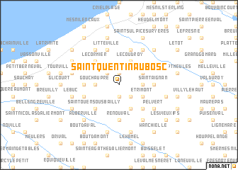 map of Saint-Quentin-au-Bosc