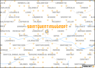 map of Saint-Quentin-du-Dropt