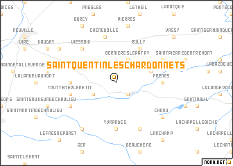 map of Saint-Quentin-les-Chardonnets