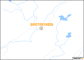 map of Saint-Raymond