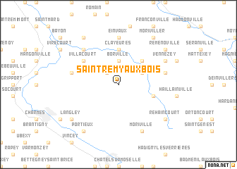 map of Saint-Rémy-aux Bois