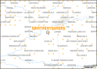 map of Saint-Rémy-du-Nord