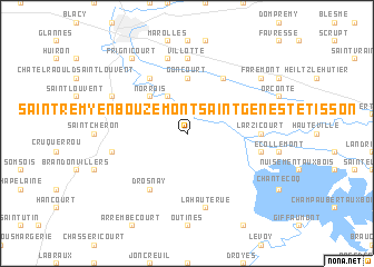 map of Saint-Rémy-en-Bouzemont-Saint-Genest-et-Isson