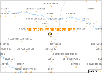 map of Saint-Rémy-sous-Barbuise