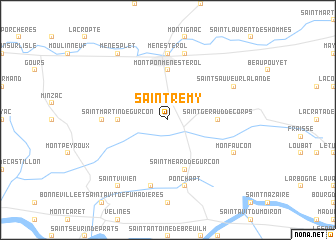 map of Saint-Rémy
