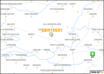 map of Saint-Rémy