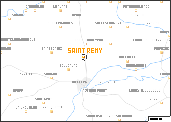 map of Saint-Rémy