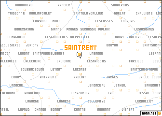 map of Saint-Rémy