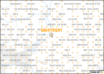 map of Saint-Remy