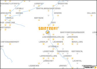 map of Saint-Rémy