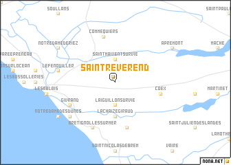 map of Saint-Révérend