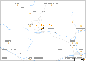 map of Saint-Rhémy