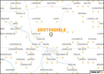 map of Saint-Rhomble