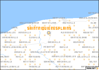 map of Saint-Riquier-ès-Plains