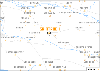 map of Saint-Roch