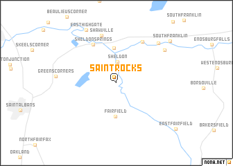 map of Saint Rocks