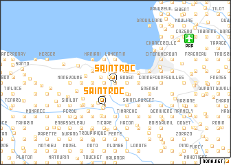 map of Saint-Roc