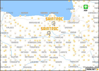 map of Saint Roc