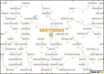 map of Saint-Romain