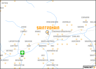 map of Saint-Romain