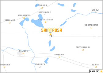 map of Saint Rosa