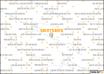 map of Saint-Saire