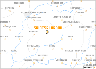 map of Saint-Salvadou