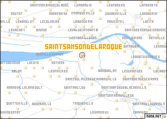 map of Saint-Samson-de-la-Roque