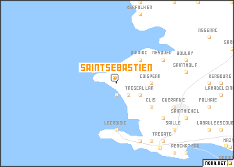 map of Saint-Sébastien