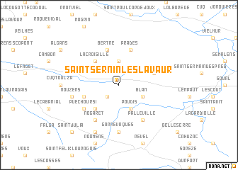 map of Saint-Sernin-lès-Lavaur