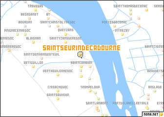 map of Saint-Seurin-de-Cadourne