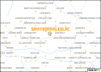 map of Saint-Sornin-Leulac