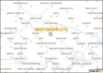 map of Saint-Soupplets