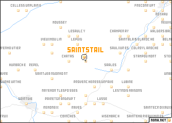 map of Saint-Stail
