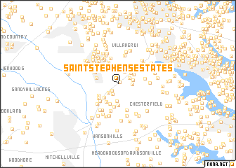 map of Saint Stephens Estates