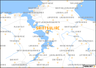 map of Saint-Suliac