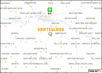 map of Saint-Sulpice