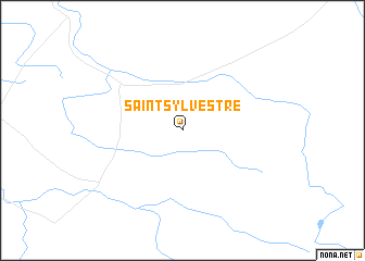 map of Saint-Sylvestre