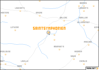 map of Saint-Symphorien