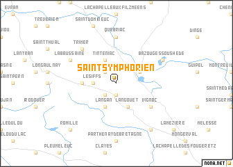 map of Saint-Symphorien