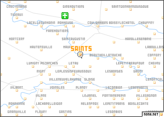 map of Saints