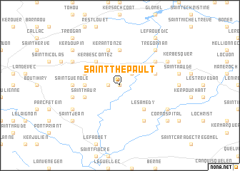 map of Saint-Thepault