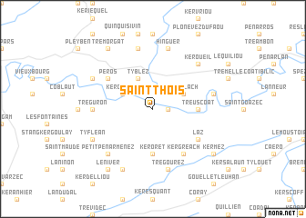 map of Saint-Thois