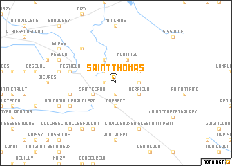 map of Saint-Thomas