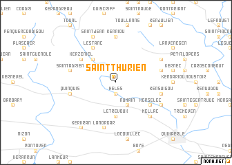 map of Saint-Thurien